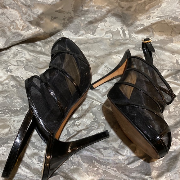 Kate Spade Black Patent Leather High Heels - Picture 6 of 13